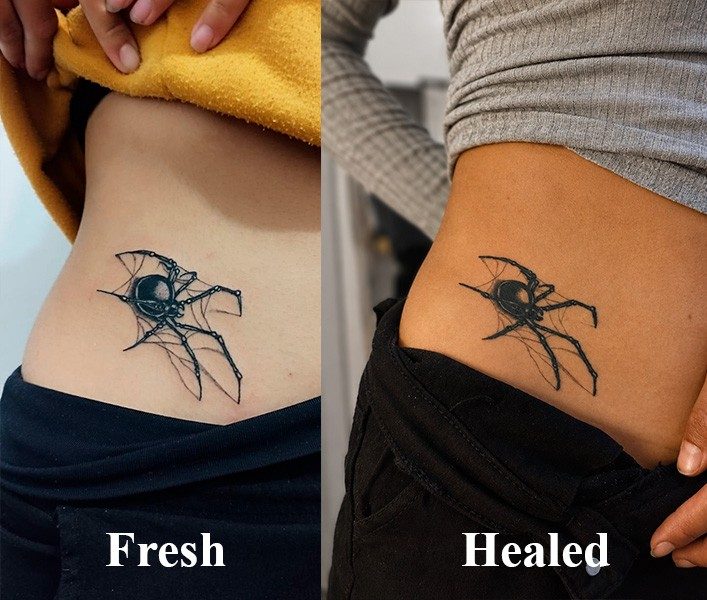 Tatuaje cicatrizado (healed) — pieza 02