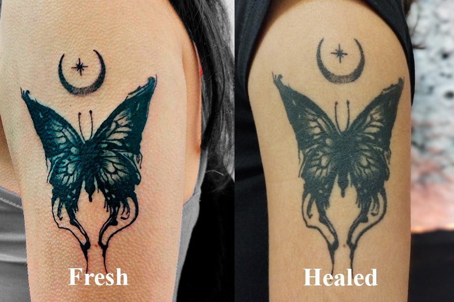 Tatuaje cicatrizado (healed) — pieza 05